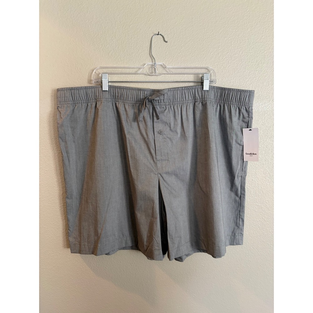 Goodfellow & Co Mens XXL Grey 7.5 Inch Pull On Sleep Shorts NWT Cotton